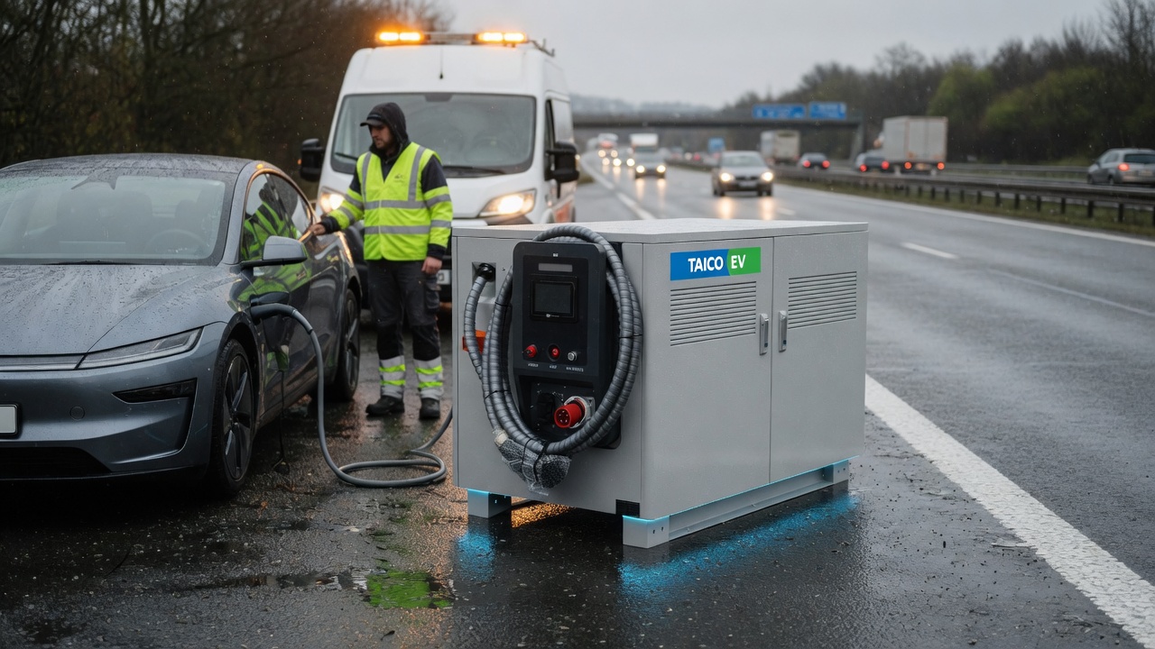 Roadside EV Rescue: Charge the Vehicle Where It Stopped